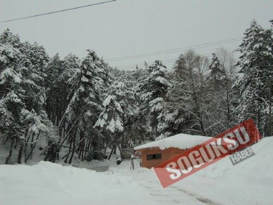 KAR YAĞIŞI KIZILCAHAMAM’DA DEVAM EDİYOR