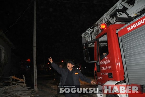 KIZILCAHAMAM'DA YANGIN