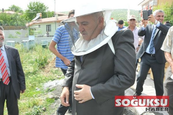 OĞUL ARI DAĞITIMI AKDOĞAN KÖYÜNDE YAPILDI