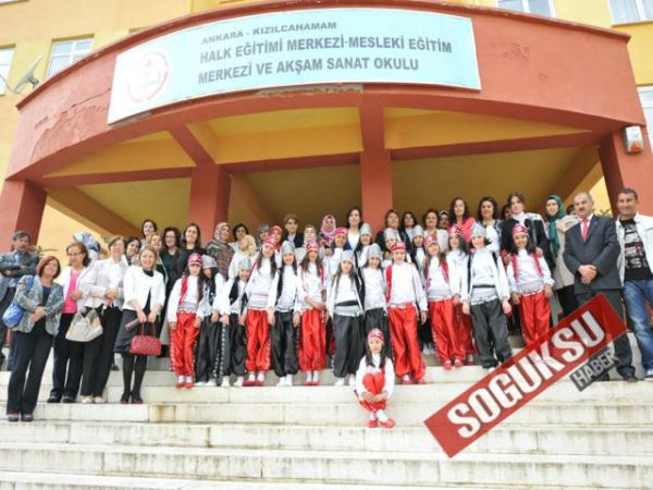 VALİ VE KAYMAKAM EŞLERİ KIZILCAHAMAM'DA