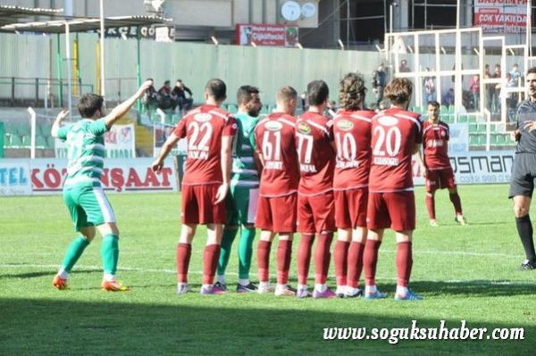 KIZILCAHAMAMSPOR TOKAT'A 3-2 MAĞLUP OLDU