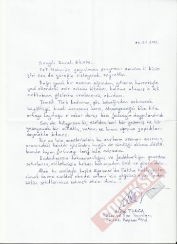 VEFALI ÖĞRENCİLERİN MEKTUPLARI
