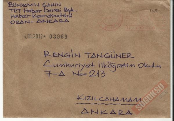 VEFALI ÖĞRENCİLERİN MEKTUPLARI