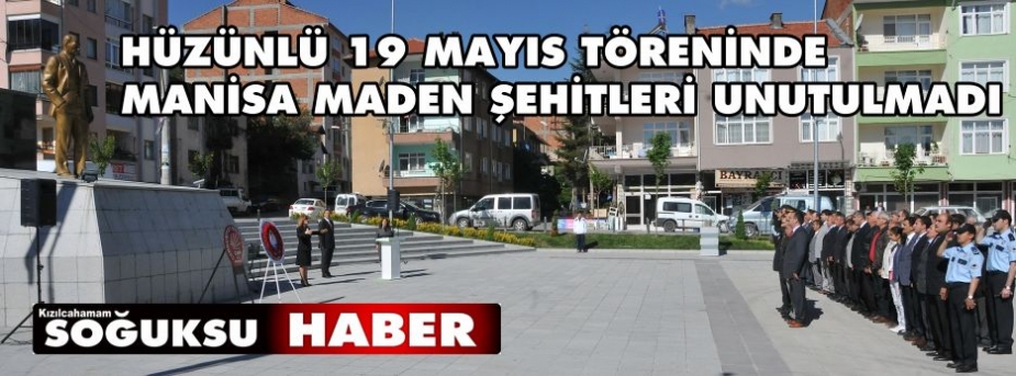 19 MAYIS ÇELENK KOYMA TÖRENİ İLE SON BULDU