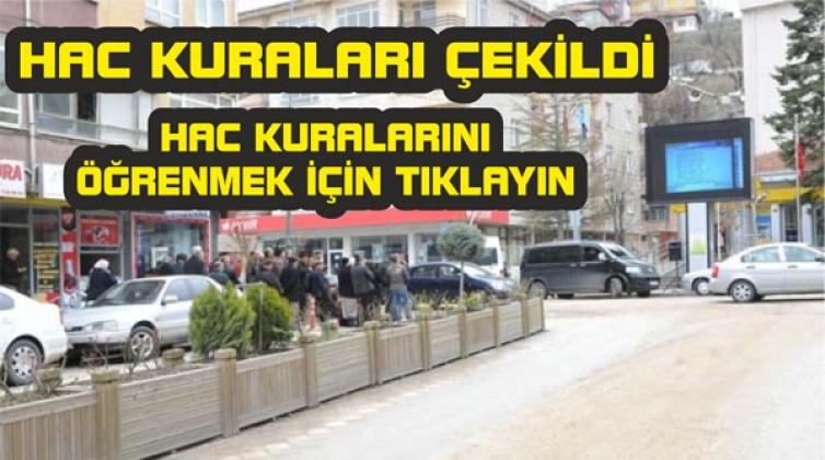 2013 HAC KURALARI ÇEKİLDİ