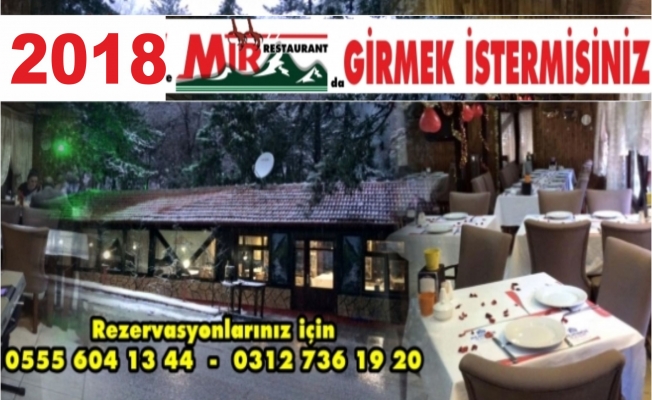 YENİ YILA MİR RESTORAT'DA GİRMEK İSTERMİSİNİZ