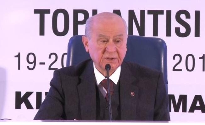 BAHÇELİ KIZILCAHAMAMDA BASIN AÇIKLAMASI YAPTI