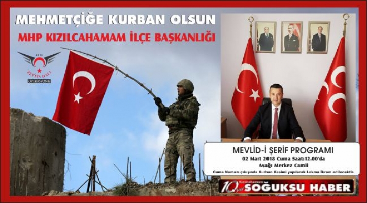 MHP İLÇE TEŞKİLATINDAN DAVET