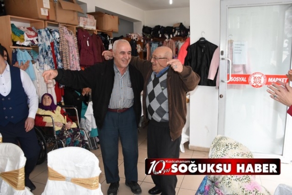 YAŞLILAR, SOSYAL MARKETTE MORAL DEPOLADI