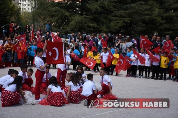 23 NİSAN ULUSAL EGEMENLİK VE ÇOCUK BAYRAMI RESMİ TÖREN YAPILDI