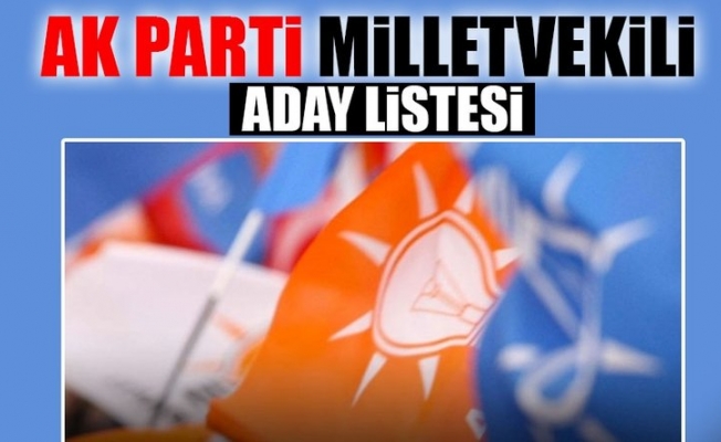 AK PARTİ MİLLETVEKİLLERİNİ AÇIKLADI