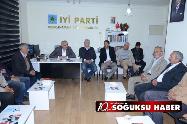 CHP VE SAADET PARTİSİNDEN İYİ PARTİYE ZİYARET...