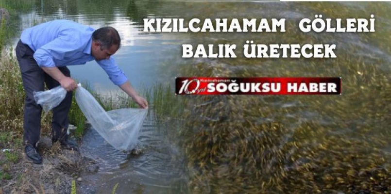 KIZILCAHAMAM  GÖLLERİNE 29 BİN BALIK