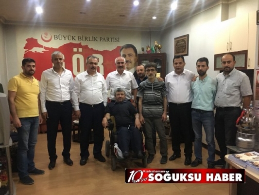 BÜYÜK BİRLİK PARTİSİ İL BAŞKANINDAN ZİYARET