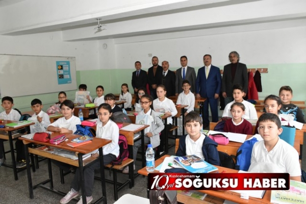 BAŞKANDAN ÖĞRENCİLERE KIRTASİYE DESTEĞİ