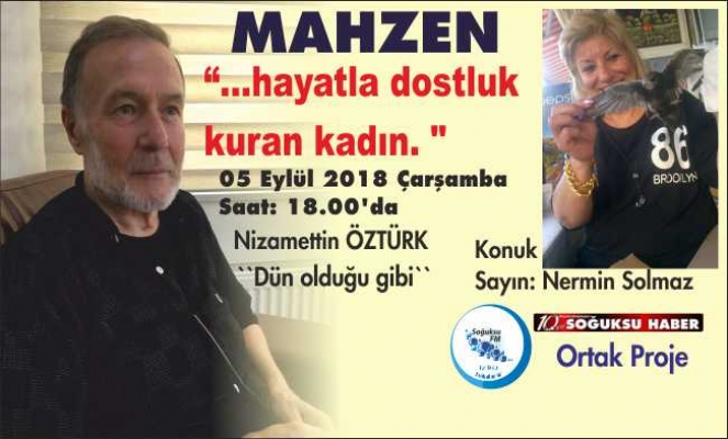 MAHZEN'İN BU HAFTAKİ KONUĞU NERMİN SOLMAZ