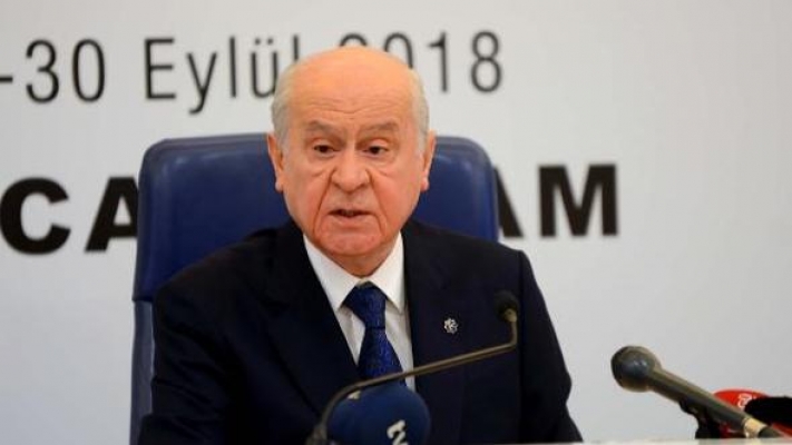 MHP LİDERİ BAHÇELİ KIZILCAHAMAM'DA KONUŞTU