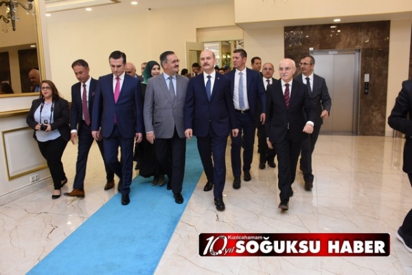 BAKAN SÜLEYMAN SOYLU KIZILCAHAMAM’A GELDİ