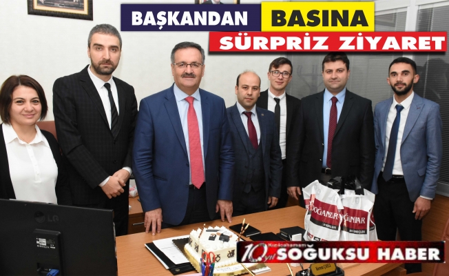 BAŞKAN’DAN BASIN YAYIN BİRİMİNE KUTLAMA ZİYARETİ