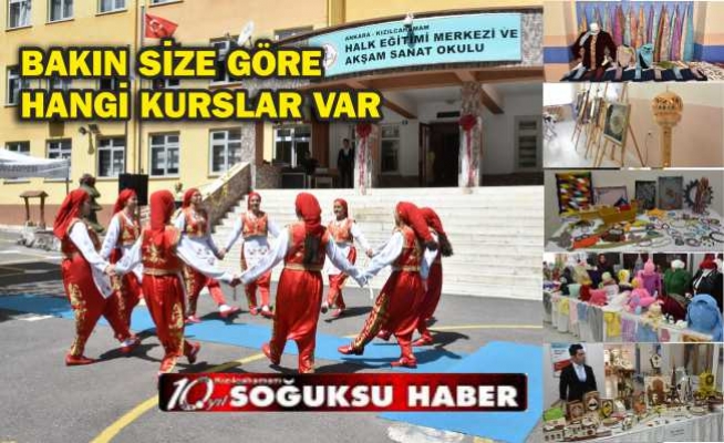 KIZILCAHAMAM HALK EĞİTİMİ MERKEZİ’NDE YENİ DÖNEM KURSLARI BAŞLIYOR