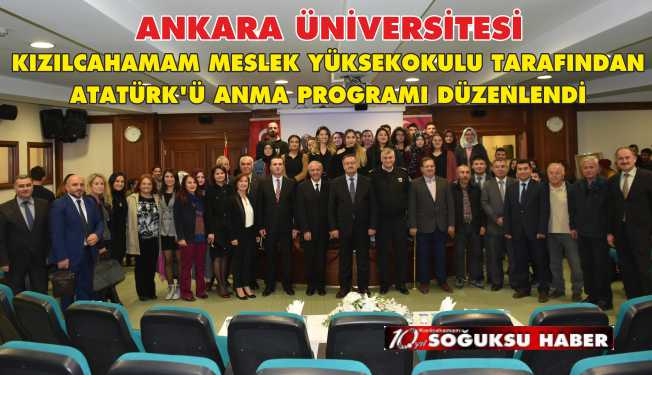 ATATÜRK’Ü ANMA PROGRAMI DÜZENLENDİ