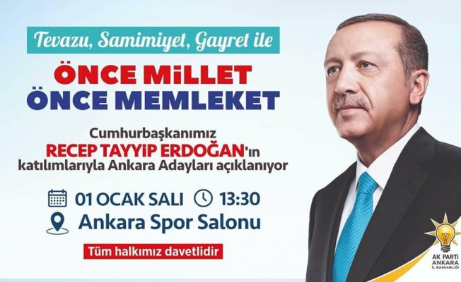 ANKARA ADAYLARI TANITIM TÖRENİNE DAVET