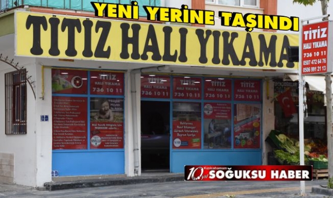 TİTİZ HALI YIKAMA YENİ YERİNE TAŞINDI