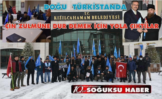 DOĞU TÜRKİSTAN’DAN KIZILCAHAMAM ZİYARETİ