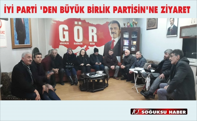 İYİ PARTİ ‘DEN BÜYÜK BİRLİK PARTİSİN’NE ZİYARET