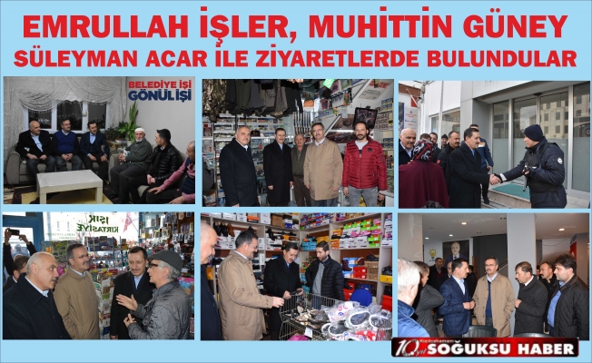 AK PARTİ ZİYARETLERDE BULUNDU