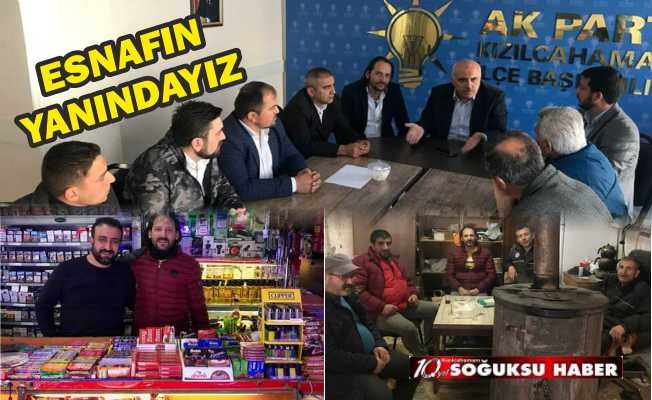 METİN SÖĞÜT ESNAFIMIZIN VE HALKIMIZIN YANINDA OLACAĞIZ DEDİ