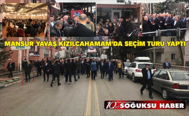 MANSUR YAVAŞ, KIZILCAHAMAM’da PROGRAMLARA KATILDI