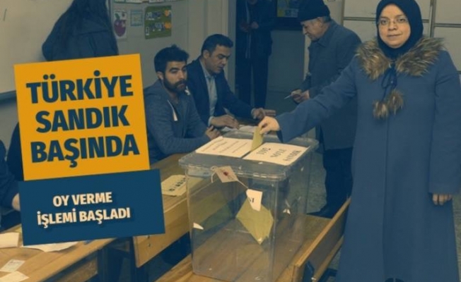 OY VERME İŞLEMİ BAŞLADI