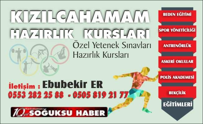 KIZILCAHAMAM HAZIRLIK KURSLARI AÇILDI