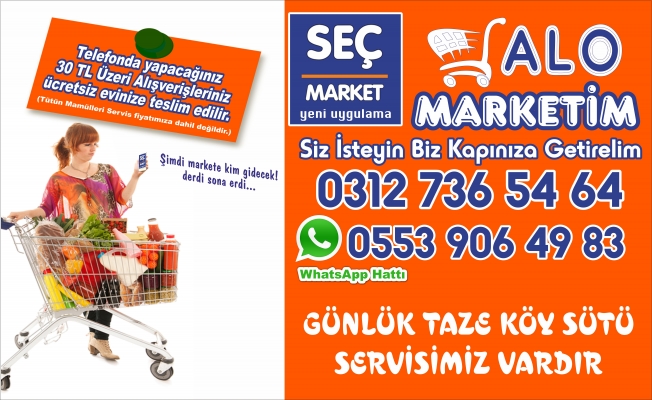 SEÇ MARKETTEN YENİ UYGULAMA