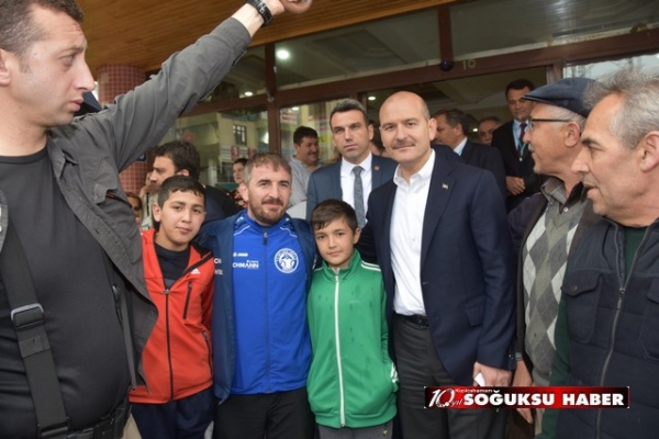 SÜLEYMAN SOYLU KIZILCAHAMAM’I GEZDİ