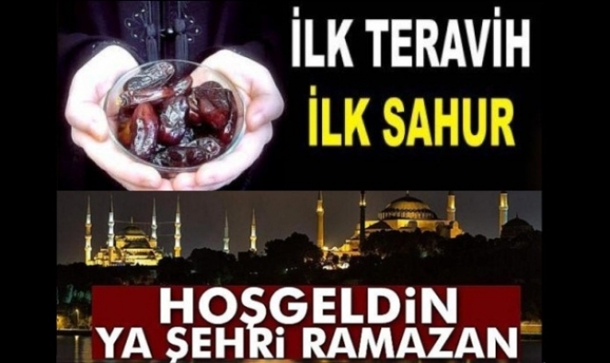 RAMAZAN BAŞLIYOR