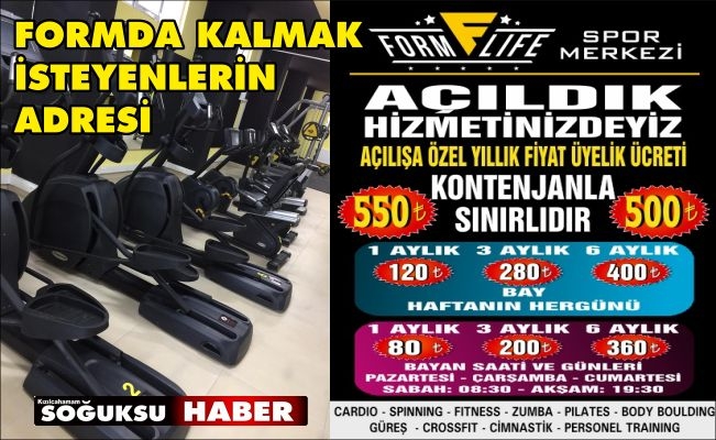 SPOR SALONU AÇILDI KAYITLAR BAŞLADI