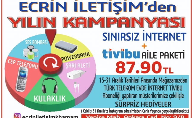 HEM KAMPANYA, HEM ÇEKİLİŞ