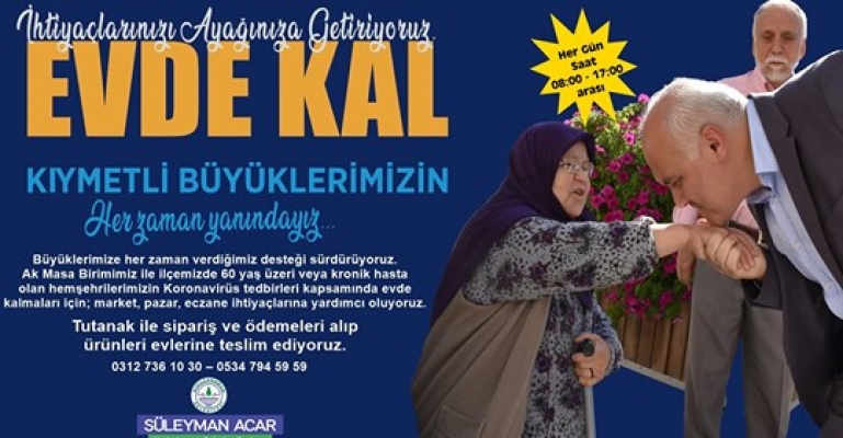 BAŞKAN ACAR YAŞLILARA ÖZEL HİZMET SUNUYOR BAŞKAN ACAR YAŞLILARA ÖZEL HİZMET SUNUYOR