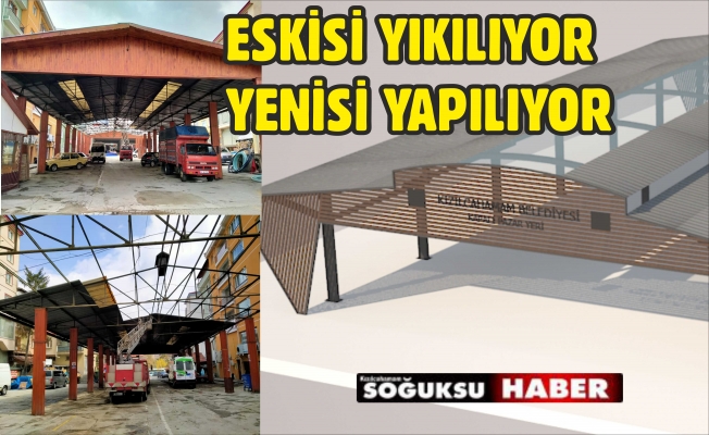 İŞTE YENİ PAZAR YERİNİN PROJESİ