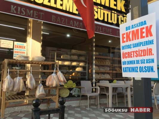 ASKIDA EKMEK VAR İHTİYACIN KADAR AL