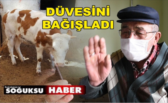 KAMPANYAYA DÜVESİNİ BAĞIŞLADI