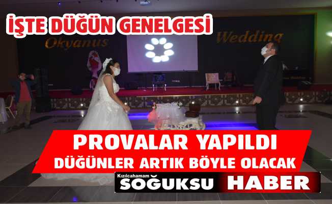 DÜĞÜN GENELGESİ YAYINLANDI