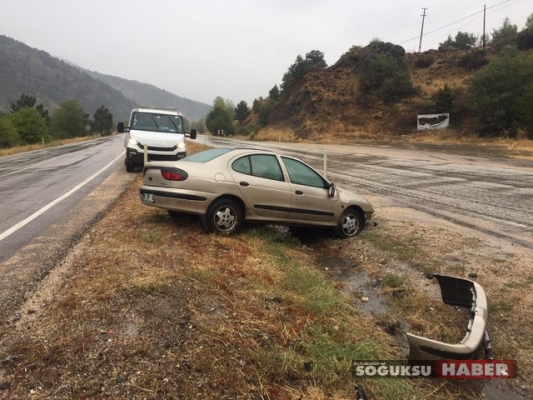 YAĞMURLU HAVADA BU YOLA DİKKAT