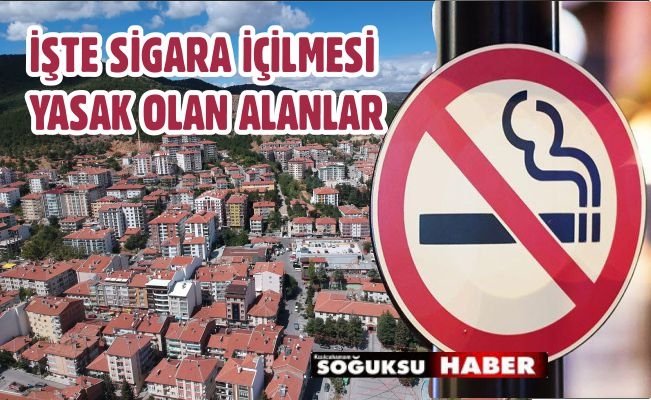 AÇIK ALANDA SİĞARA YASAKLANDI