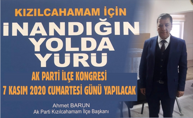 AK PARTİ İLÇE KONRESİNE DAVET