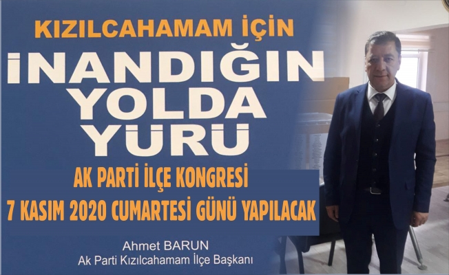 AK PARTİ İLÇE KONRESİNE DAVET