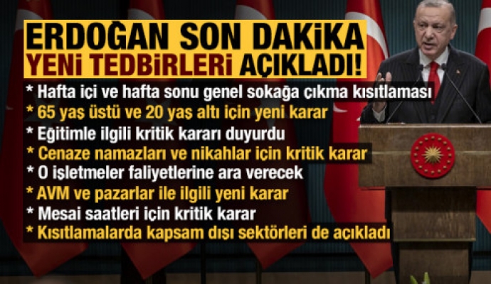 YASAKLAR GENİDEN GELDİ