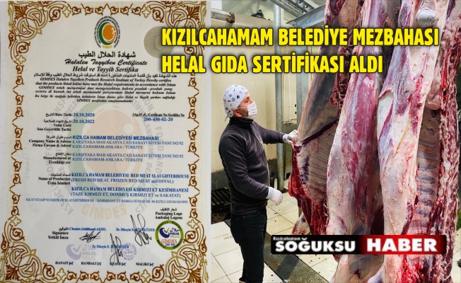 TÜRKİYE'DE İLK DEFA KIZILCAHAMAM BELEDİYESİNE VERİLDİ